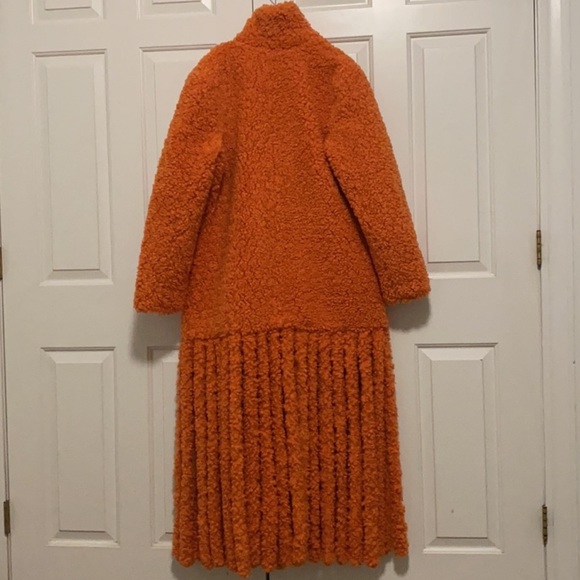 INC INTERNATIONAL CONCEPTS ORANGE FRINGE TEDDY COAT ‼️MOST WANTED‼️ - Picture 4 of 10